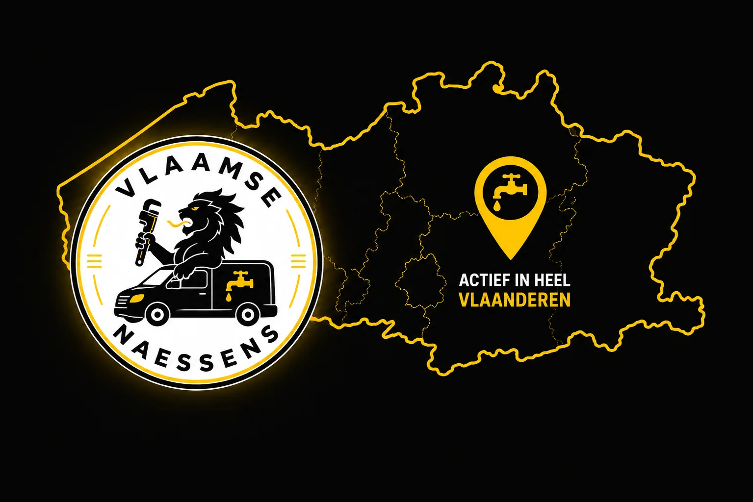 Werkingsgebied van Vlaamse Naessens in Vlaanderen